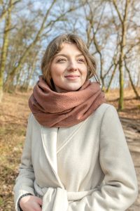Šála s příměsí kašmírské vlny